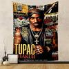 Tupac Shakur Theme Art Patterned tapestry for bedroom and living room home decor