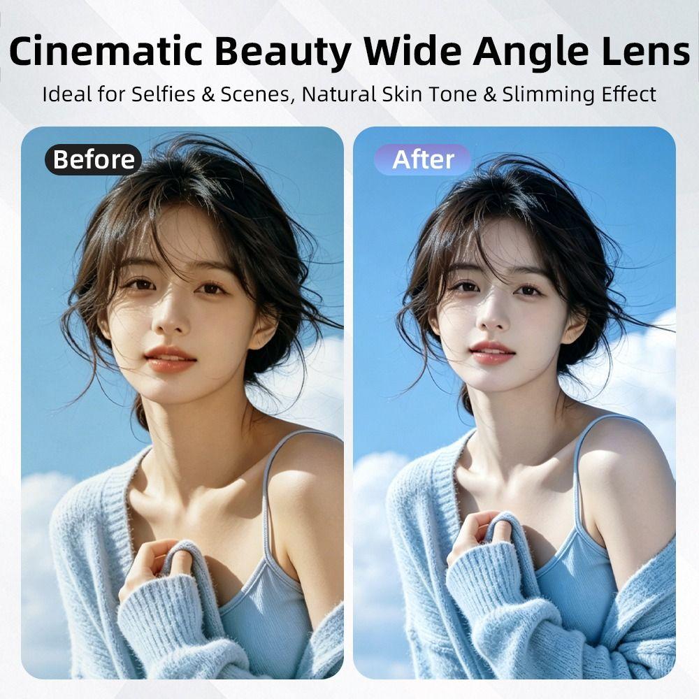 Magnetic Beauty Filter External Lens for DJI Osmo Pocket 4 3 Gimbal Camera Accessories