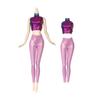 1 Set Cloth Fashion Doll Clothes Set Shiny Doll Dress Set Doll Outfit Set  Doll Styling