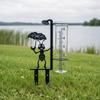 Clear Tube Garden Rain Gauge Dual Scale Rainfall Gauge New Outdoor Rain Gauge  Patio Planter