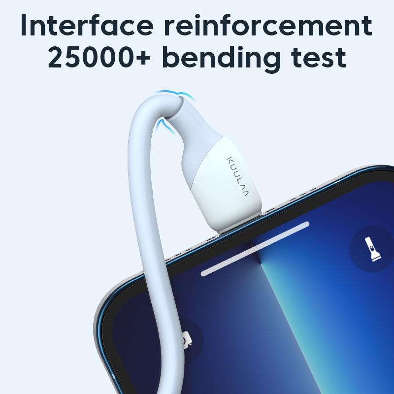 Зарядный кабель Kuulaa Type-C/Lightning