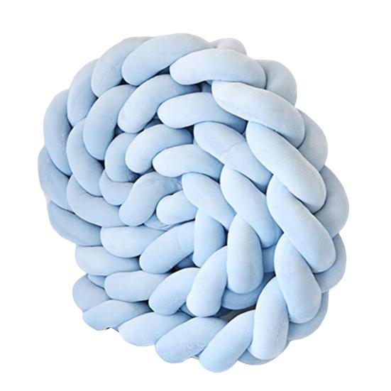Decorative Cushion All-Around Protecting Sides And Corners of Beds And Sofa Soft PP Cotton Filling Three-Strand Braid Design Crib Braided Accessory