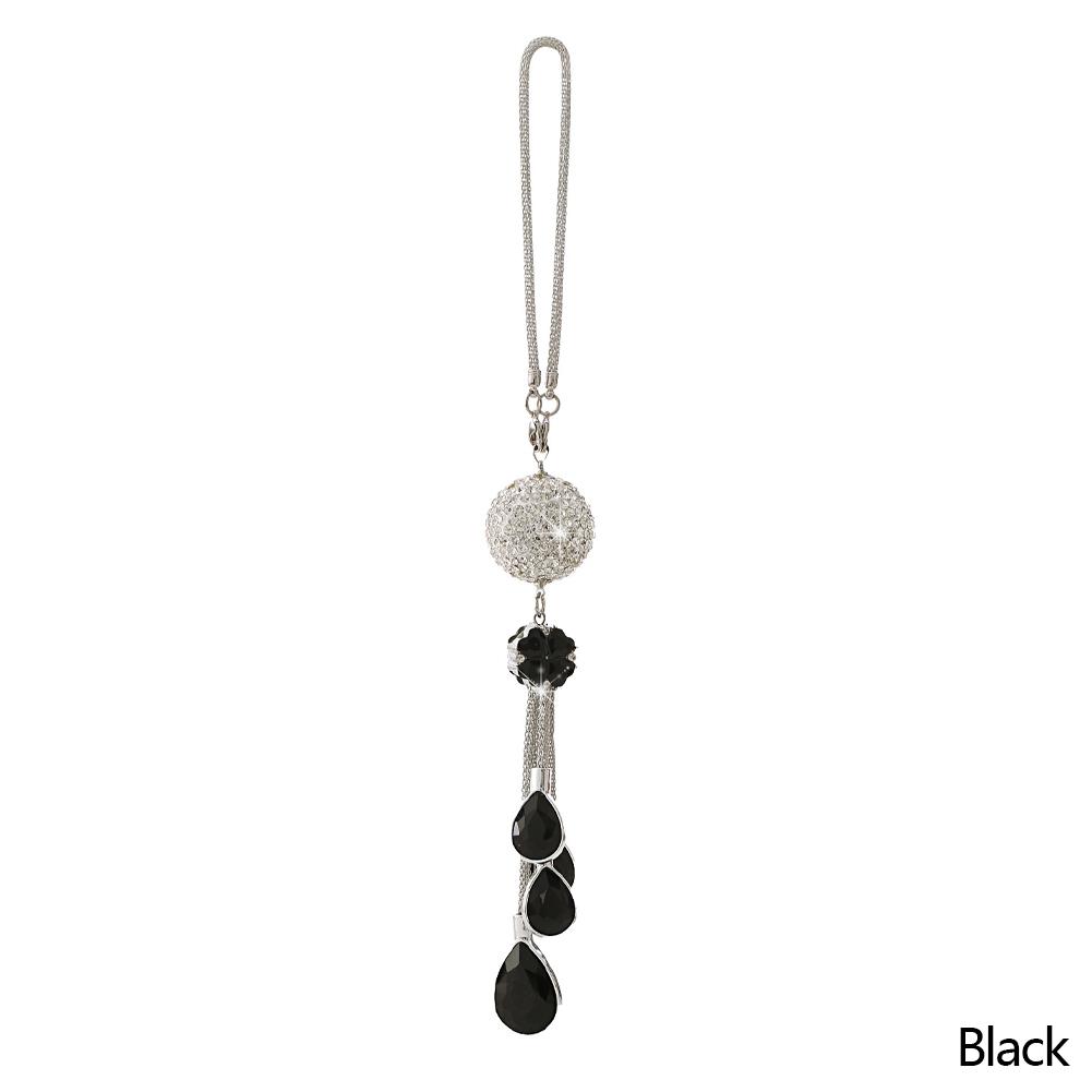 Подвеска на зеркало заднего вида автомобиля, металлический хрустальный шар, бриллиант, декоративная подвеска, подвесные украшения, автомобильные стразы, стиль интерьера