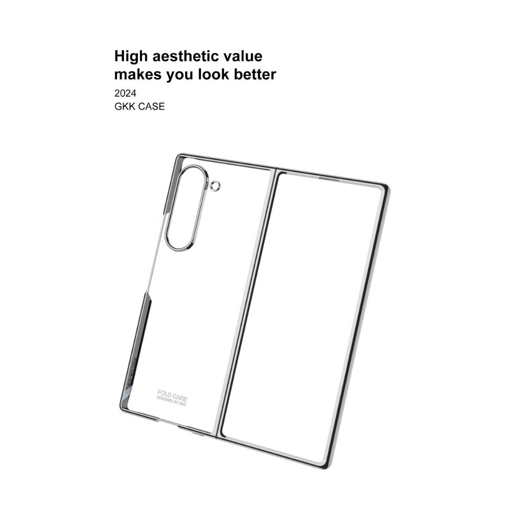 Прозрачный гальванизированный каркас Ultra Thine Hard PC Phone Cover для Samsung Galaxy Z Fold 6 5 Case Z Fold 6 5 Противоударные чехлы