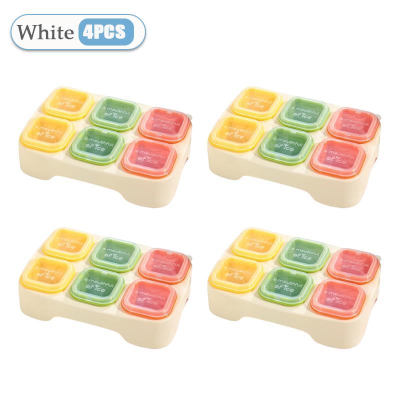 1-4 шт. Мини-форма для льда, квадратная форма для хоккея с шайбой, форма для желе, пудинга, йогурта, форма для кубиков льда, многоразовый гаджет для заморозки для напитков с виски