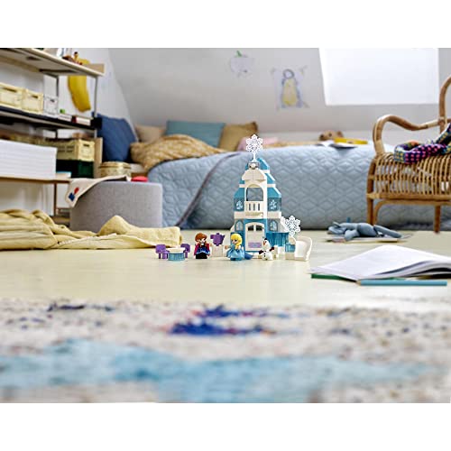 LEGO (LEGO) Duplo Холодное Сердце! С подсветкой! Ледяной замок Эльзы Рождественский подарок 10899 Конструктор Подарок для малышей и детей Замок Куклы Мальчики и Девочки Возраст 2