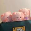 Soft Plush Pig Head Bag Pendant Animal Keychain Plush Pig Keychain  Female Lady Girl