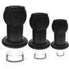 Silicone Flower Hollow Anal Plug - Petal Opening Tunnel Butt Plug with Caps for Gape Training & Prostate Play