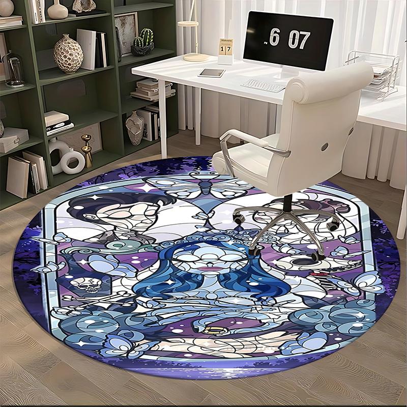 Zombie Bride Horror Theme Chair Mat Round Carpet - Home Decor, Sofa Rug, Office Mat, Gift for Any Room0219b