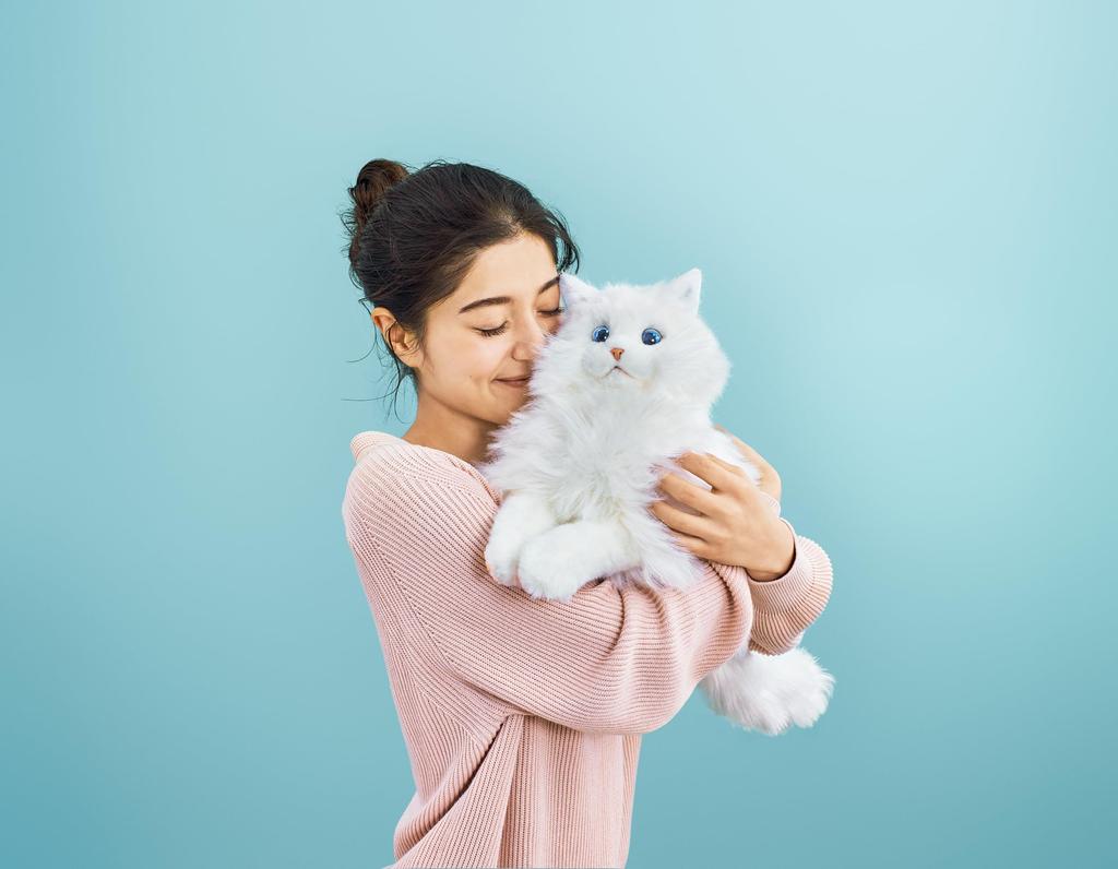 SEGA FAVE KIMIT Ragdoll Pet Robot Cat (White)