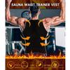 Спортивный жилет для мужчин Тренер для талии Костюм для сауны Горячие полимерные толстовки для похудения Формирователь тела Тренировочные майки Корректирующее белье Базовый слой для фитнеса