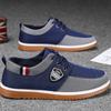 Fashion Men's Canvas Shoes Fashion Vulcanized Shoes Outdoor Sneakers for Men Lace Up Lightweight Working Shoes 2024 Summer Men Shoe