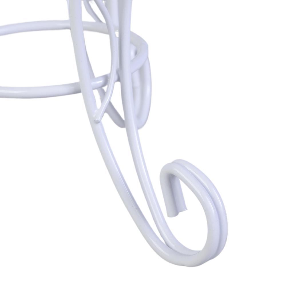 Небольшая настольная подставка для растений, железный держатель для цветочных горшков, экономящий пространство, подставка для цветочных горшков для небольших растений в офисе или дома