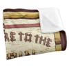 JQ Licensing Welcome To The Cabin Silky Sign Supersoft Blanket