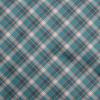 Cotton Flex Dark Teal Green Fabric Check Craft Projects Decor Fabric Printed By The Yard 40 Inch