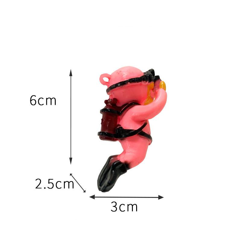Kawaii Frogman аквариумные украшения интересные плавающие украшения имитация мини-дайвера аквариумные аксессуары
