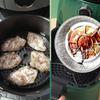  Fryer Tinfoil Plate Household Oil Absorbing Paper Oven Baking Tray Aluminum Foil Bowl Food Oil-proof Tinfoil Barbecue Plate