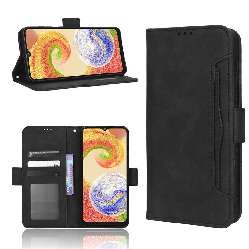 Samsung Galaxy A08 Wallet Case with Card Holder, Leather Kickstand Card Slots Case for Samsung Galaxy A08