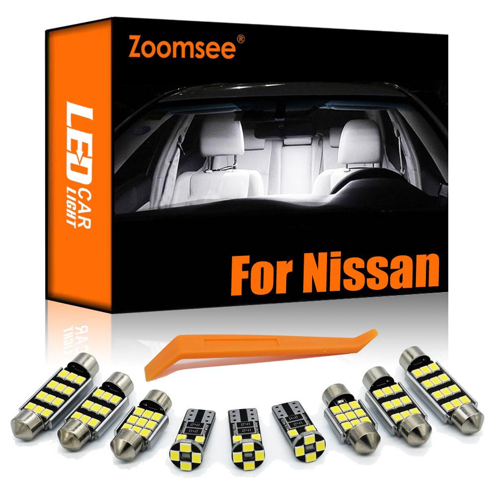 Zoomsee Canbus For Nissan Qashqai X-Trail Kicks Juke Murano Leaf Versa Sentra Pathfinder Interior LED Car Indoor Light Bulb KitTurn Signal 2