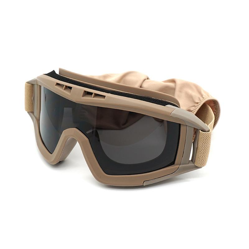 Уличные тактические очки Desert Locust Army Fan Goggles CS противоударные спортивные очки унисекс мужские велосипедные очки