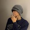 Мягкая вязаная шапка однотонная лыжная шапка модная повседневная шапка женская мужская