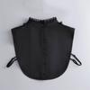 Women Lace Fake Collar Female Vintage Detachable Shirt Collar Neckwear False Collar Lapel Blouse Top Women Clothes Accessories