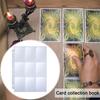 30 Pcs 9 Pocket Card Sleeves Trading Card Binder Holder Clear Plastic Game Card Album Storage Pages for Game Celebrity Collection Cards Idol Photos