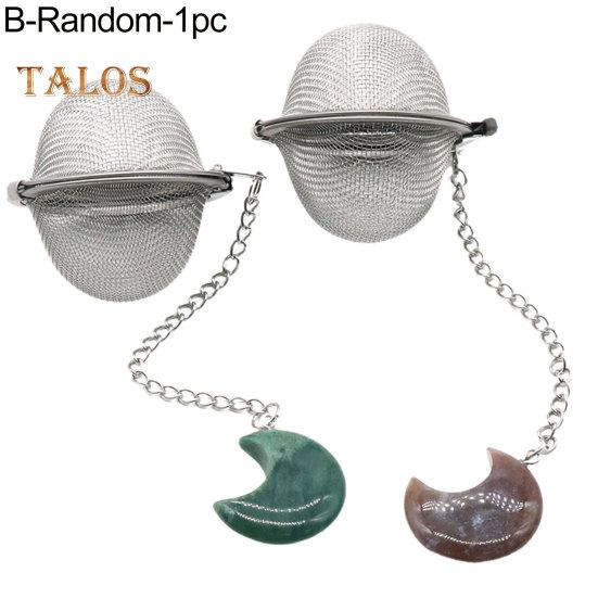 Ситечко для чая в форме луны, высокопрочный прочный горшок для специй, шаровое ситечко для чая для кофейни