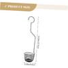 YARNOW 2pcs Pineapple Hook Plant Supports Clothes Hangers Hooks Tillandsia Wire Hanger Air Shelf Air Plants Hook Metal Air Plant Hanger Tillandsia