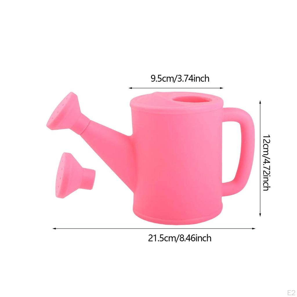 Маленькая лейка 23,7 унции с разбрызгивающей головкой, удобная ручка, чайник для полива, садоводство, развлечения