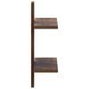 Wall Shelf Smoked Oak 30 x 13.5 x 43 cm Engineered Wood