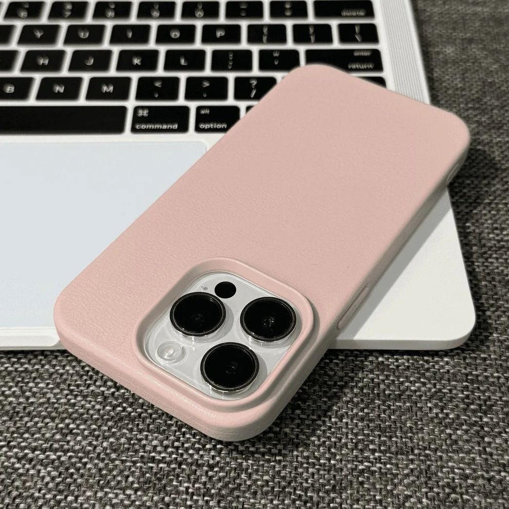 Чехол из мягкого силикона ТПУ с текстурой кожи личи для Apple iPhone Air 17 16 15 14 Plus 13 12 11 Pro Max Противоударная резиновая гелевая накладка