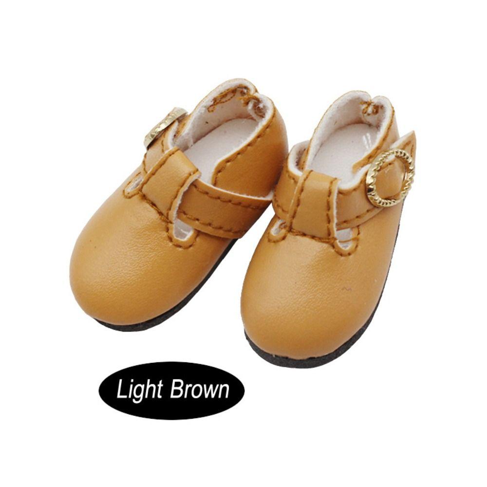 Lightweight Doll PU Leather Shoes Shoes Doll Leather Boots  Children Toys