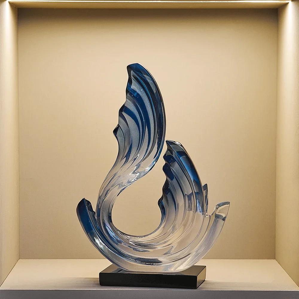 Минималистский скандинавский стиль Украшения из смолы Книжные полки Тумбы под телевизор Офисные настольные украшения Искусство интерьера Скульптура Ремесла