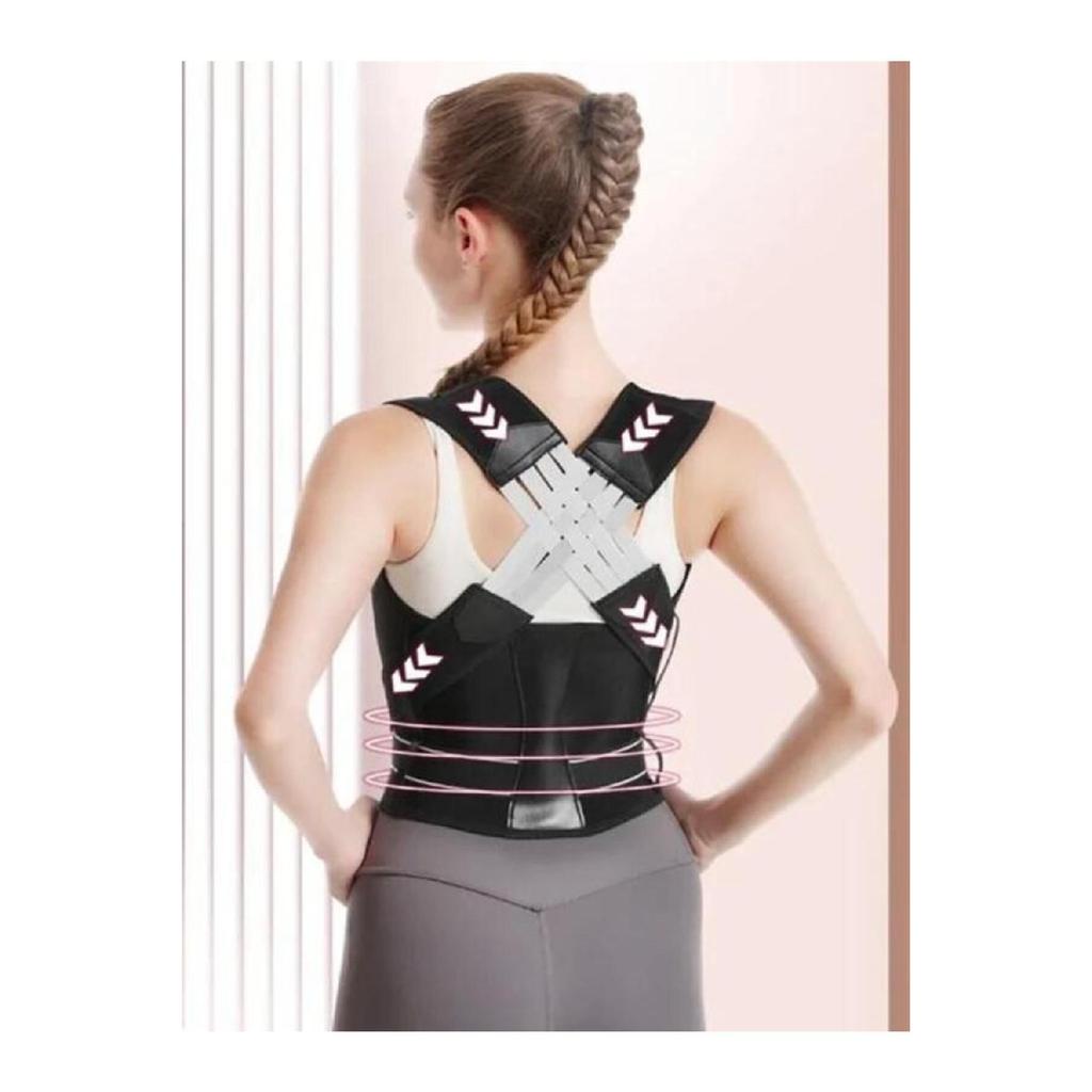 Спортивный корсет для коррекции осанки спины, регулируемый вертикальный пояс для офиса и дома, повседневный корсет