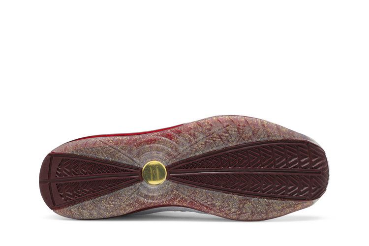 Мужские кроссовки Nike LeBron 7 MVP (2020) Белый/Бронзовый-Командный Красный-Волчий Серый