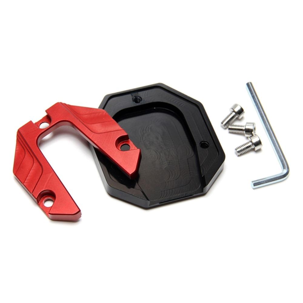 Motorcycle Kickstand Foot Support Motorbike Side Kick Stand Pad Side Stand Large Foot Pad Parking Plate Base Foot Extension Pad