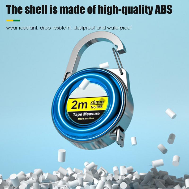 Рулетка Измерительная лента для тела 79 дюймов Измерительная лента для портного Измерительная лента для тела Гибкая измерительная лента для талии Карманная рулетка