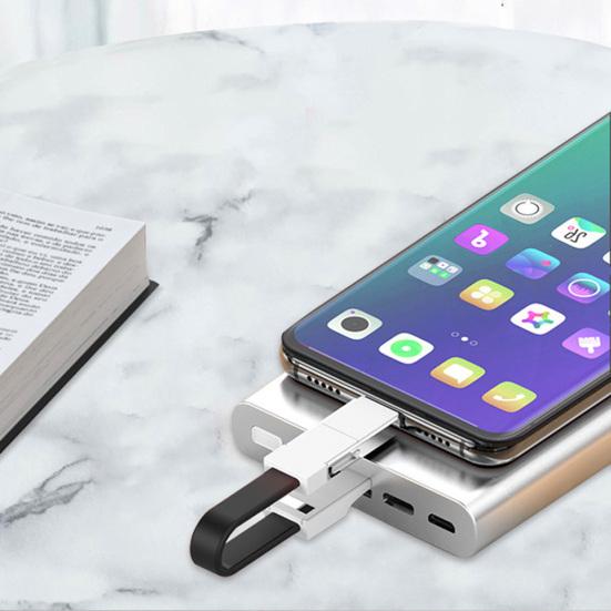 Магнитный брелок 3 в 1, кабель для зарядки данных Micro USB Type-C для iPhone Android