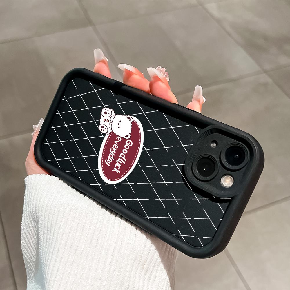 Мягкие силиконовые квадратные лестницы с мультяшным узором, полное покрытие, защита камеры, противоударный чехол для iPhone Infinix Tecno Vivo