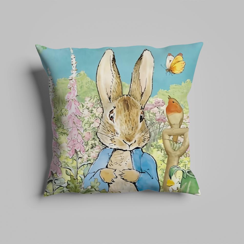 Pillow Case luxurious home office, sofa decorative Multi sized car seat cushions, pillowcases Cartoon p-peter r-rabbit