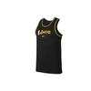 Nike NBA DRI-FIT Los Angeles Lakers Sports Basketball Jersey/Vest Black Men's BQ9344-010
