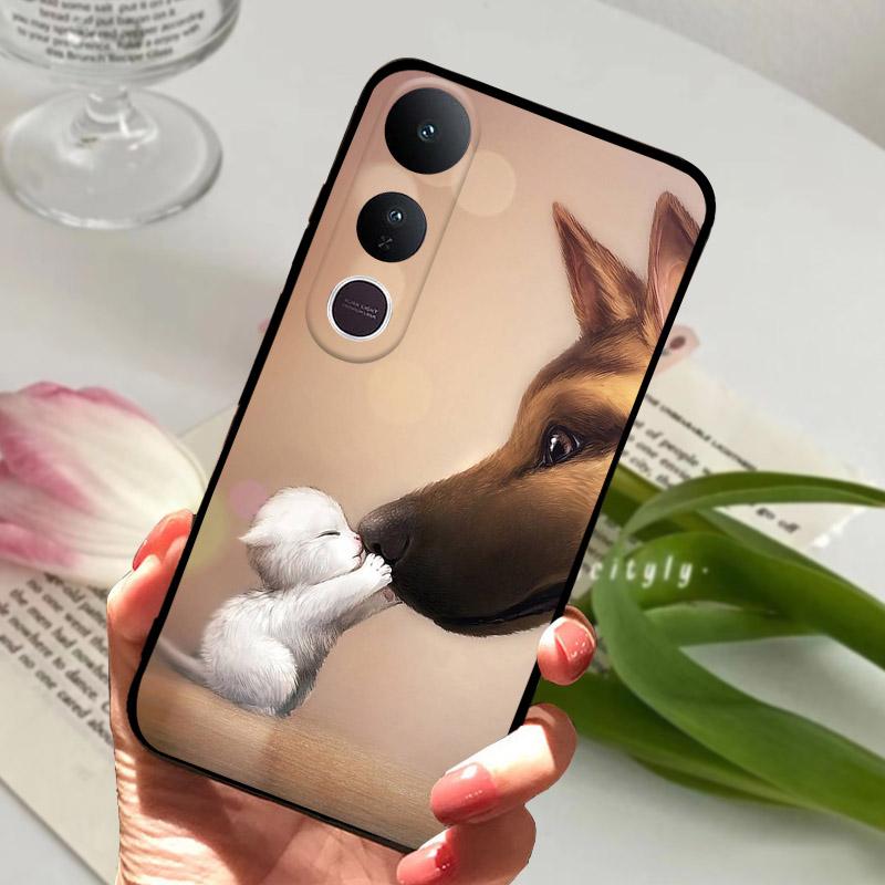 For Vivo V50 Lite Case V2441 Soft TPU Shockproof Silicone Bumper For Vivo V50 Lite 5G Protective Cover Shell Coque Fundas