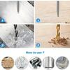 High-carbon Steel Automatic Center Punch Spring Type Hole Marker Punch  Carpentry Tool