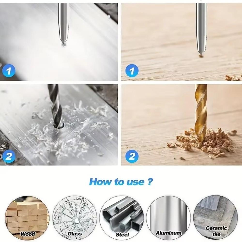 High-carbon Steel Automatic Center Punch Spring Type Hole Marker Punch  Carpentry Tool
