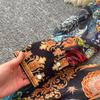 Spring Summer Women Vintage Palace Print Runway Dress Oversize Loose Long Maxi Party Dresses