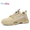 Extra Wide Steel Toe Shoes for Men Wide Waterproof Leather Composite Toe Work Shoes for Men Slip Resistant
