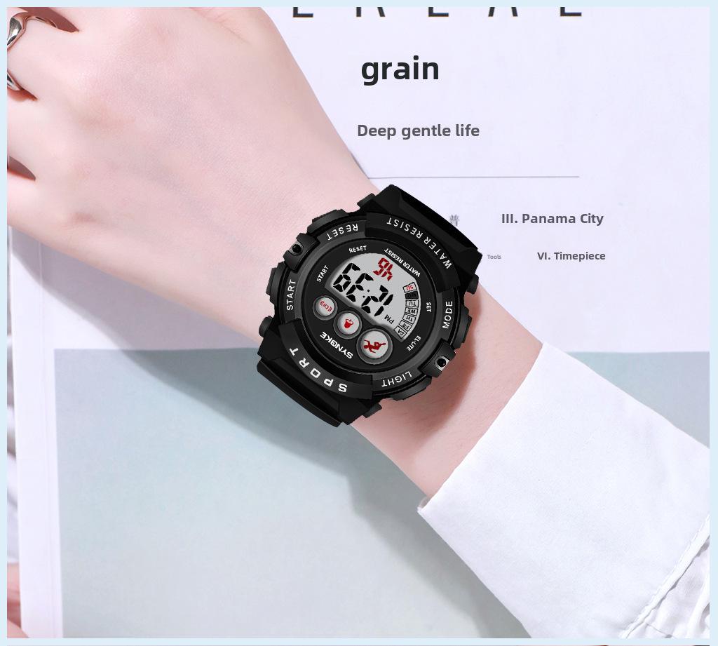 Детские водонепроницаемые спортивные часы — унисекс, студенческая версия