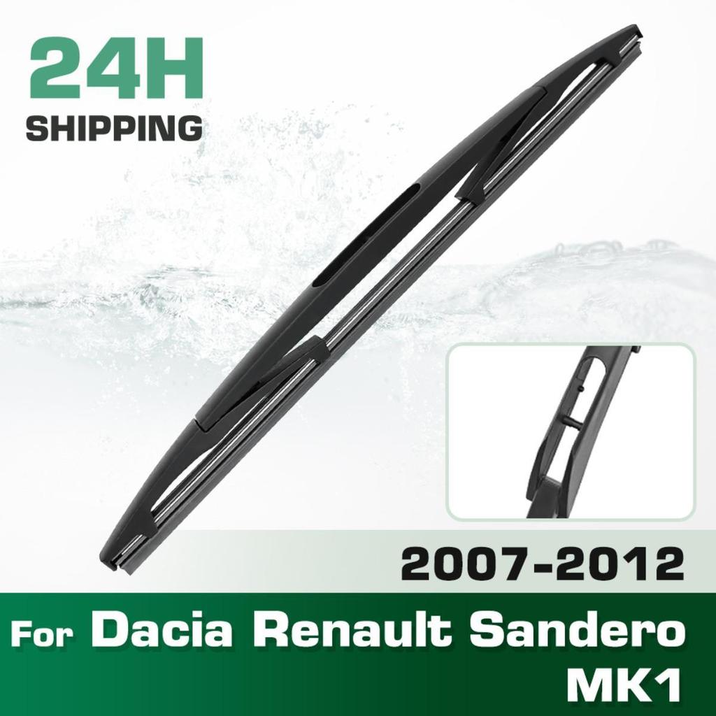 Задние щетки стеклоочистителя, Премиальные всесезонные щетки стеклоочистителя Замена для Dacia Renault Sandero MK1 2007-2012