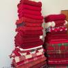 New Christmas Red Scarf Collection Autumn and Winter Warm Female Main Scarf